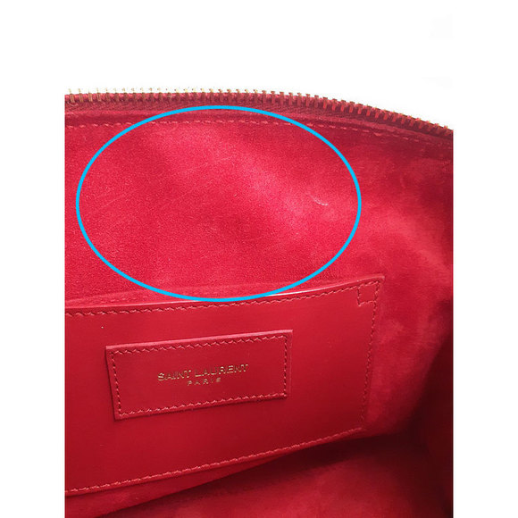 Saint Laurent Paris Baby Duffle Bag 2way Red - Picture 4 of 9